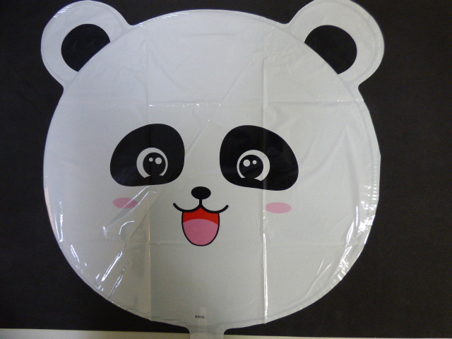 GLOBO FOIL SILUETA 18P CARA DE OSO PANDA