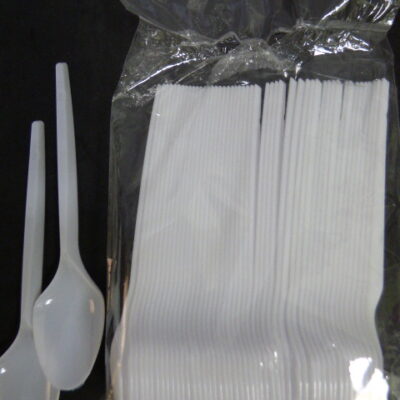 CUCHARA PLAST BLANCA X 50