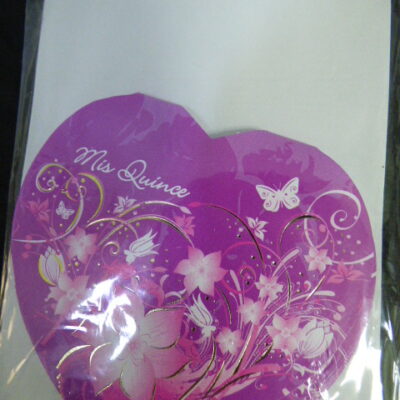INV. 15 AÑOS FLOR VIOL Y ROSA X 10