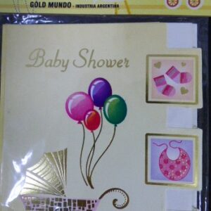 INV. BABY SHOWER COCHE NENA X 10