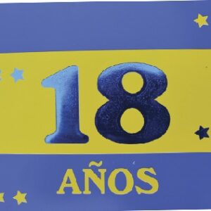 INV. 18 AÑOS AZUL Y AMARILLA (OFERTA)