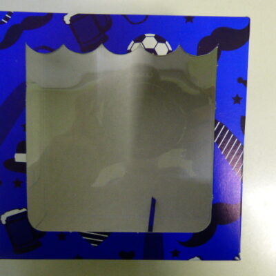 CAJA CUADRADA 12X12X5 DISEÑO DIA DEL PADRE