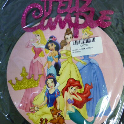 ADORNO PINCHE MADERA PRINCESAS