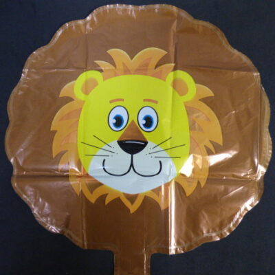 GLOBO FOIL SILUETA 15P CARA LEON