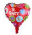 GLOBO FOIL 10P CORAZON FRASES X 1