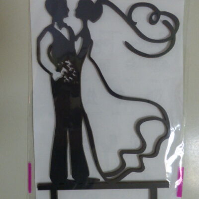 PINCHE FIBROFACIL NOVIOS VESTIDO TRANSPARENTE