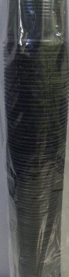 VASO 180 COLOR X100 NEGRO