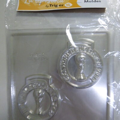 PLACA FIGURA MEDALLA MUNDIAL X10