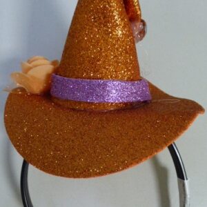 VINCHA GORRO ACEBRADO Y FLOR X1