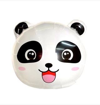 GLOBO FOIL SILUETA 18P CARA DE OSO PANDA