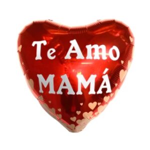 GLOBO FOIL 18P TE AMO MAMA CORAZON