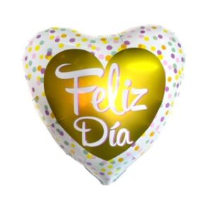 GLOBO FOIL 18P FELIZ DIA CORAZON