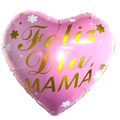 GLOBO FOIL 10P FELIZ DIA MAMA CORAZON