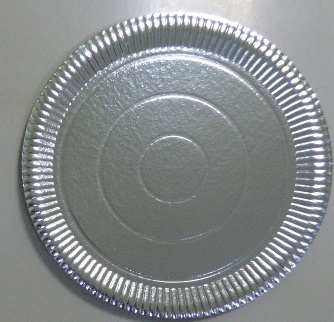 PLATO METALIZADO N 2 20CM PLATA