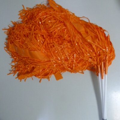 PORRA PLASTICA X10 NARANJA