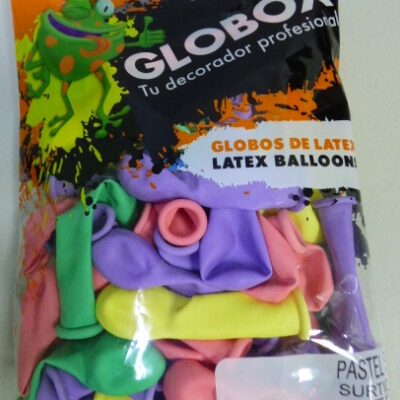 GLOBOX 5P PASTEL SURTIDO X 50 U