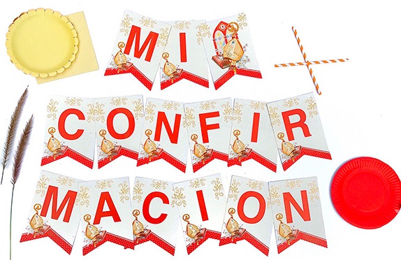 BANDERIN MI CONFIRMACION
