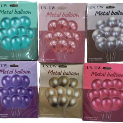 GLOBO CHROME 12P X 10 LISO