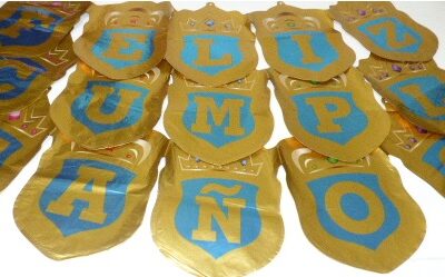 GLOBO FOIL GUIRNALDA FELIZ CUMPLE 3 PCS