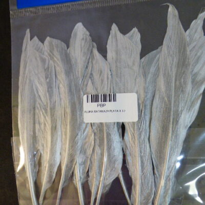 PLUMA BATARAZA PLATA X 12