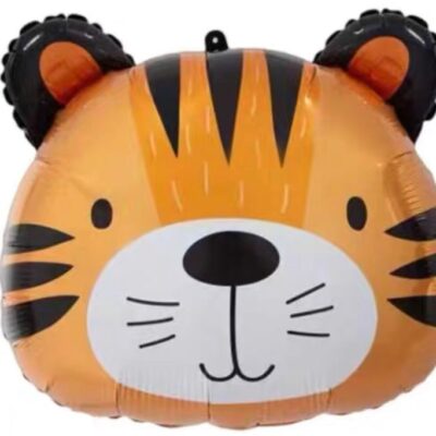 GLOBO FOIL SILUETA 52CM CARA TIGRE