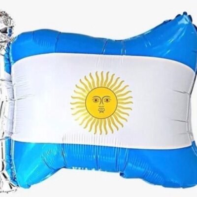 GLOBO FOIL 60CM BANDERA ARGENTINA
