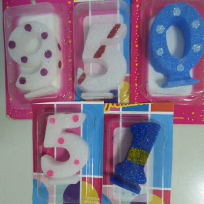 VELA NUMERO LUNAR BLISTER  OFERTA