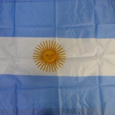 BANDERA ARGENTINA TELA 70 X 1,40