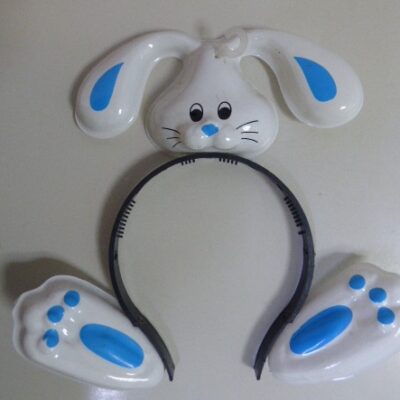 VINCHA CONEJITO CELESTE