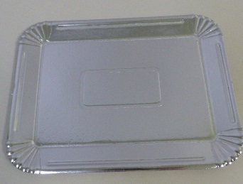 BANDEJA METALIZADA N 7 15X20 PLATA