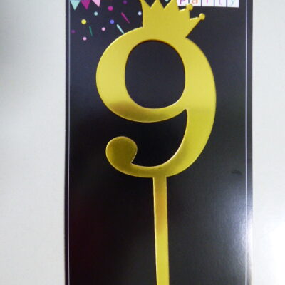 PINCHE NUMERO PARA TORTA 18CM