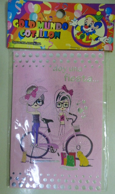 INVITACION TODA OCACION NENA BICI X10