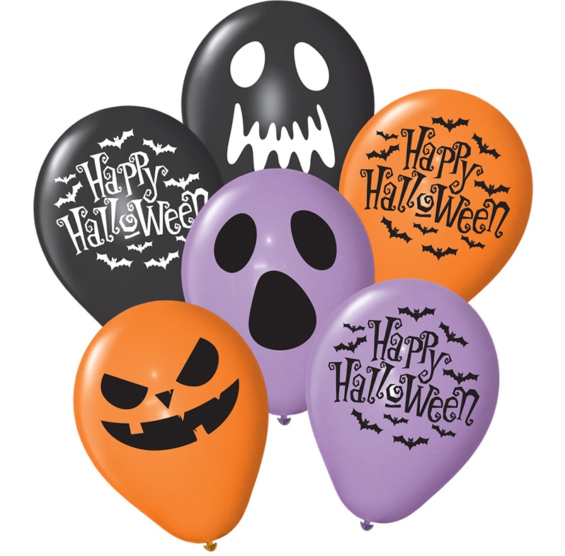 GLOBO PARTY TIME 9P X25U HALLOWEEN