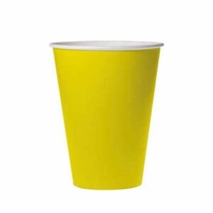 VASO POLIPAPEL X8 AMARILLO