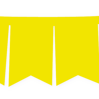 BANDERIN X1 FLUO AMARILLO