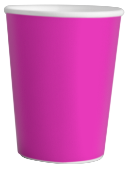 VASO POLIPAPEL X8 FLUO FUCSIA