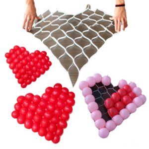 RED PLASTICA CORAZON PARA GLOBOS (OFERTA)