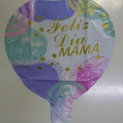 GLOBO FOIL 10P CORAZON FELIZ DIA MAMA