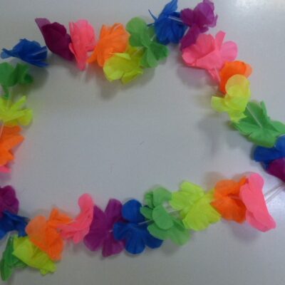 COLLAR HAWAIANO TELA X 1