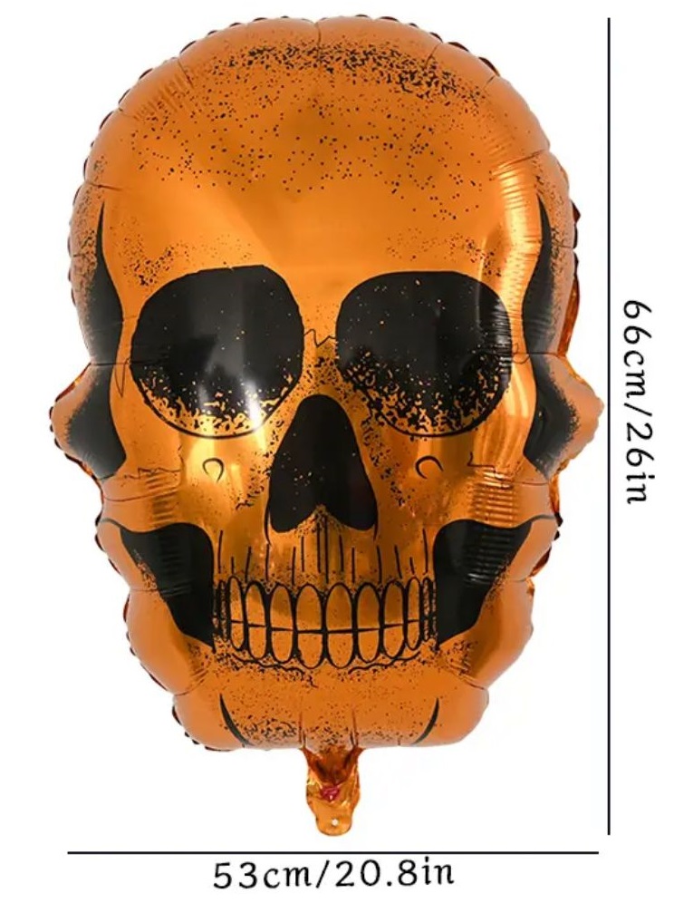 GLOBO FOIL 65CM CALAVERA