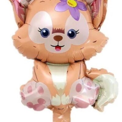 GLOBO FOIL 70CM SILUETA ZORRITA