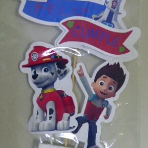 ADORNO SET FELIZ CUMPLE 3D PAW PATROL
