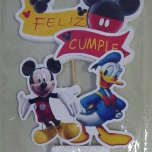 ADORNO SET FELIZ CUMPLE 3D MICKEY