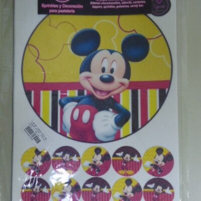 LAMINA COMESTIBLE REDONDA MICKEY