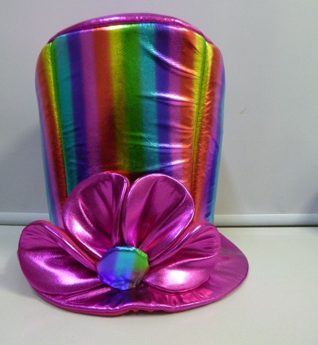 GALERA METAL ARCO IRIS CON FLOR