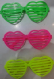 ANTEOJO FLOGGER FLUO X 12 CORAZON