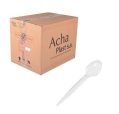 CUCHARA PLAST BLANCA X 1000 CAJA