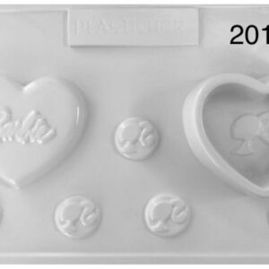 PLACA ALHAJERO CORAZON BARBIE