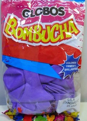GLOBO BOMBUCHA 12P STANDARD AZUL X 25