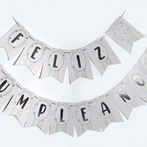 BANDERIN STAMPING FELIZ CUMPLE CORAZON